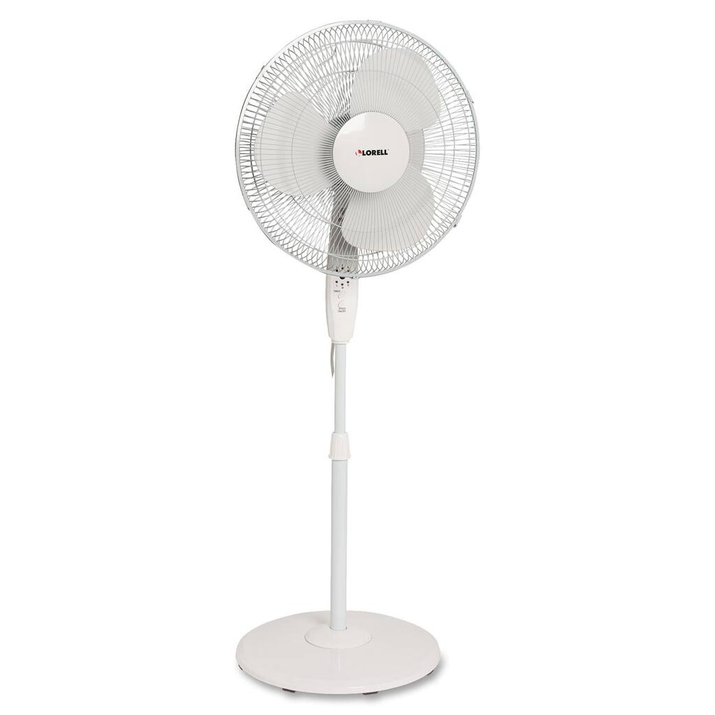 Lorell White Floor Fan