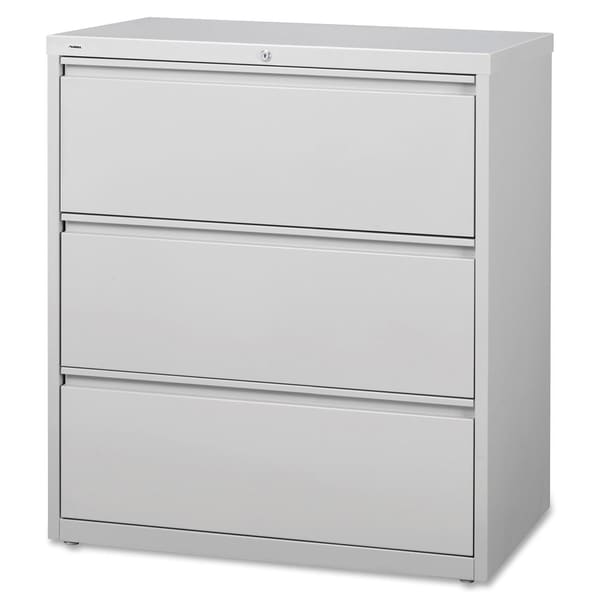 Lorell 3 Drawer Lt. Gray Lateral Files