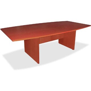 72 by 36 by 29-1/2-Inch Lorell Oval Conference Table Top and Base Cherry 