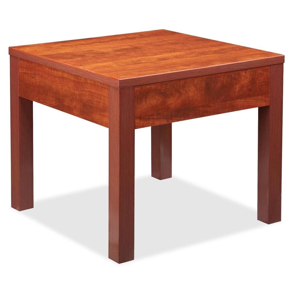 Lorell Occasional Cherry Corner Table