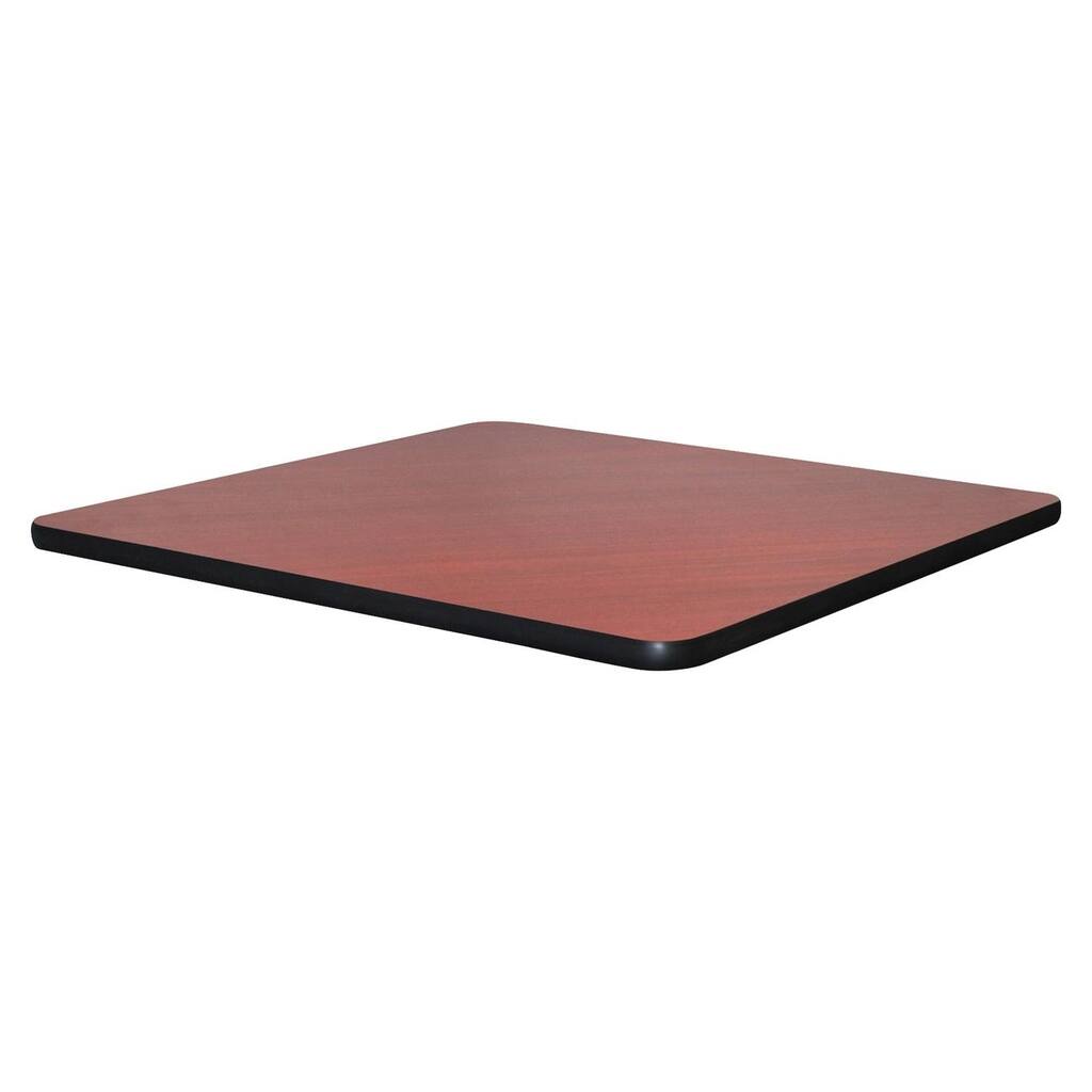 Lorell Square Cherry Hospitality Breakroom Table Top