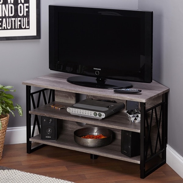 Simple Living Seneca Corner TV Stand - Free Shipping Today - Overstock 