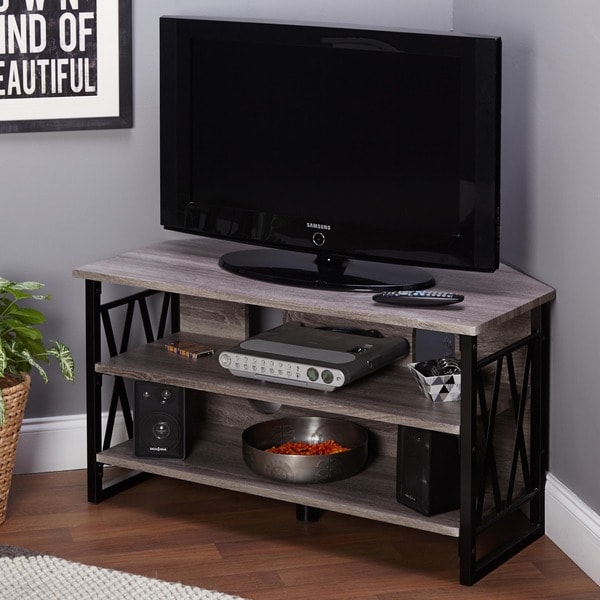 Simple Living Seneca Corner TV Stand - 16769570 - Overstock.com 