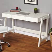 Simple Living Modernist Rectangular Tech Integrated Desk