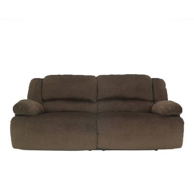 Signature Design by Ashley Toletta Chocolate Reclining Power Loveseat