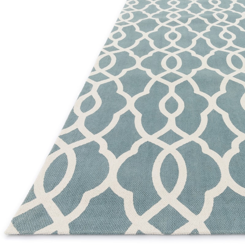 Alexander Home Ledbury Trellis Cotton Flatweave Rug