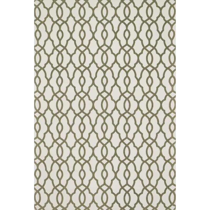 Alexander Home Ledbury Trellis Cotton Flatweave Rug