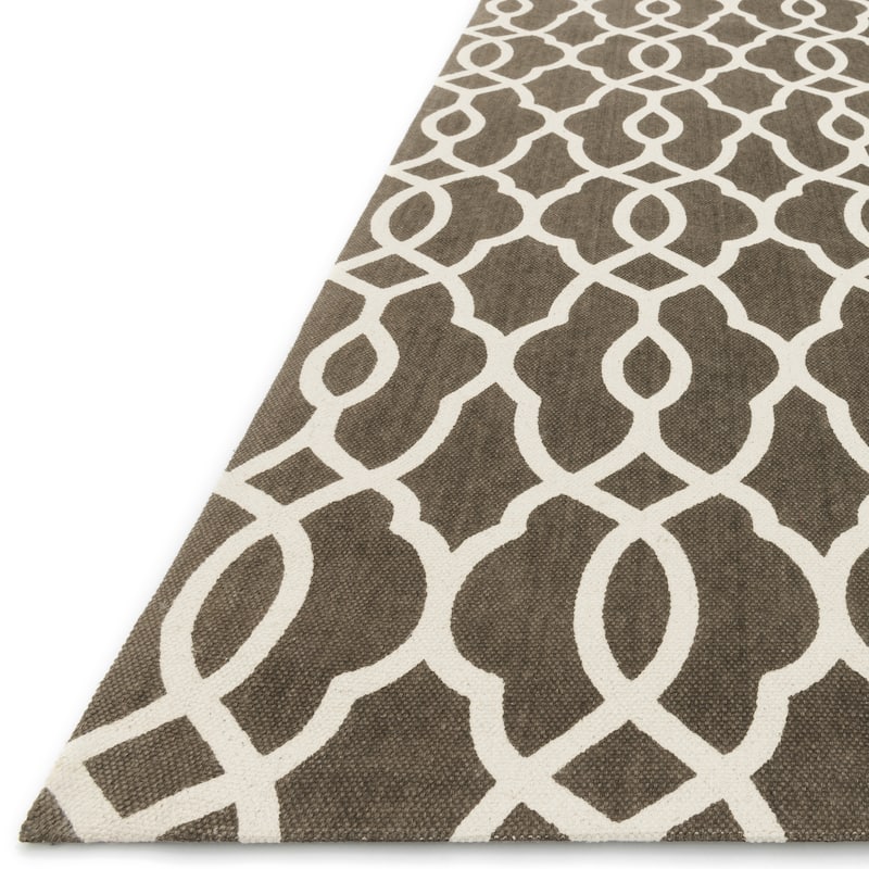 Alexander Home Ledbury Trellis Cotton Flatweave Rug