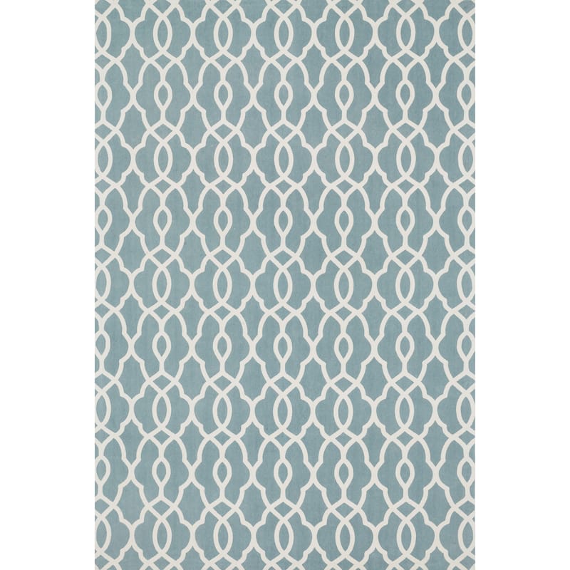 Alexander Home Ledbury Trellis Cotton Flatweave Rug