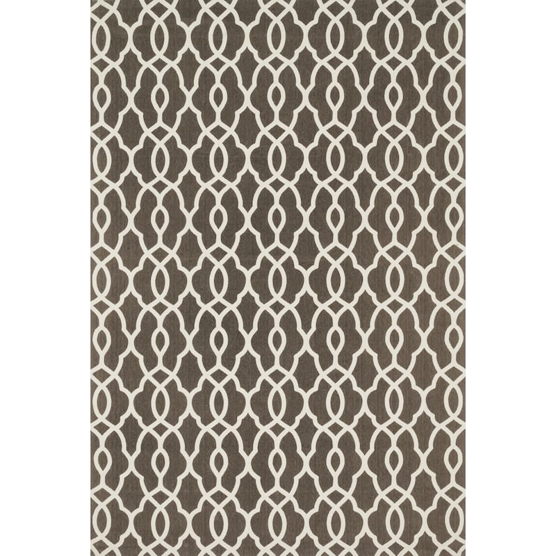 Alexander Home Ledbury Trellis Cotton Flatweave Rug