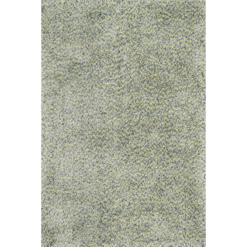 Alexander Home London Hand-tufted Textured Plush Shag Rug - 5' x 7'6" - Teal/Multi - Rectangle