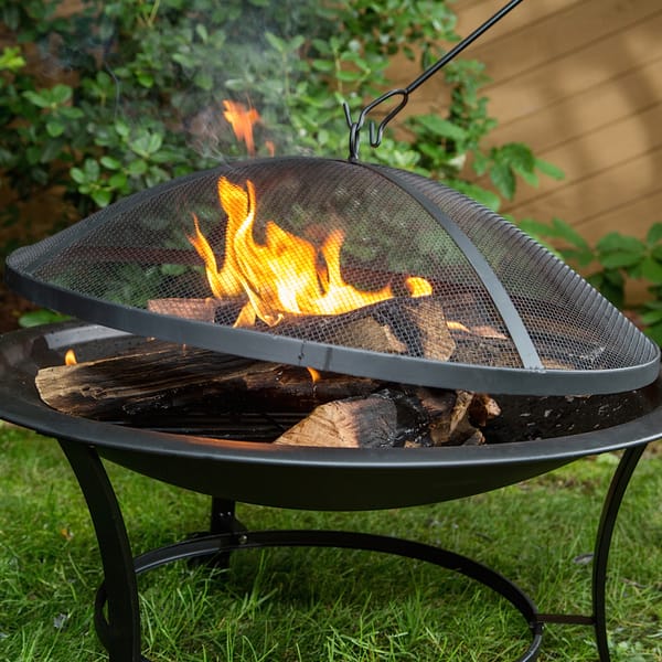 Shop Sun Joe Sjfp30 Outdoor 30 Inch Steel Fire Pit On Sale