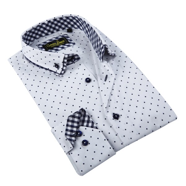 mens patterned button down shirts