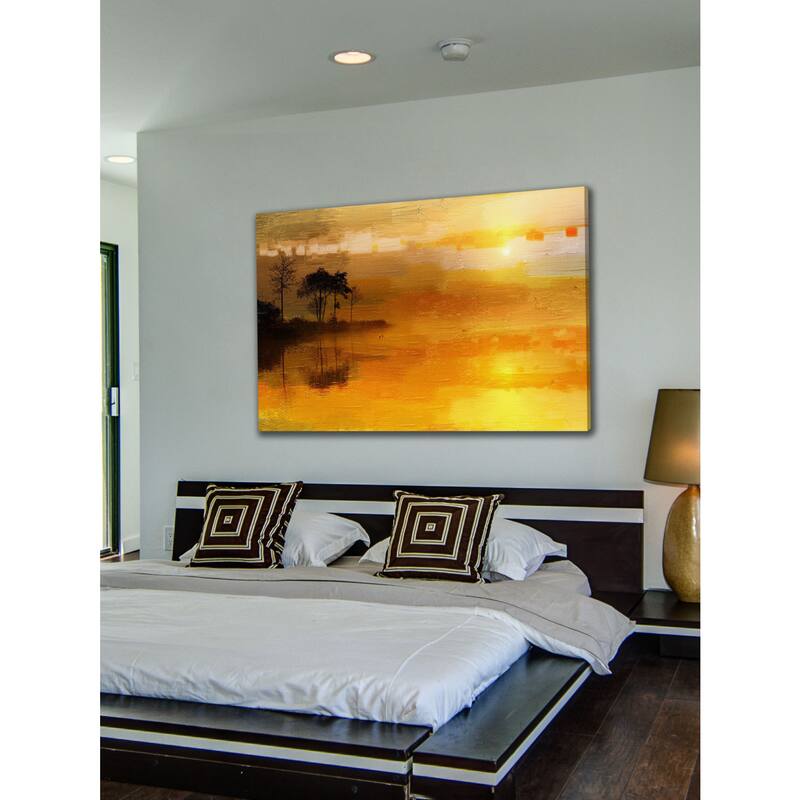 Marmont Hill Art Collective 'Golden Lake' Canvas Art - Multi-Color