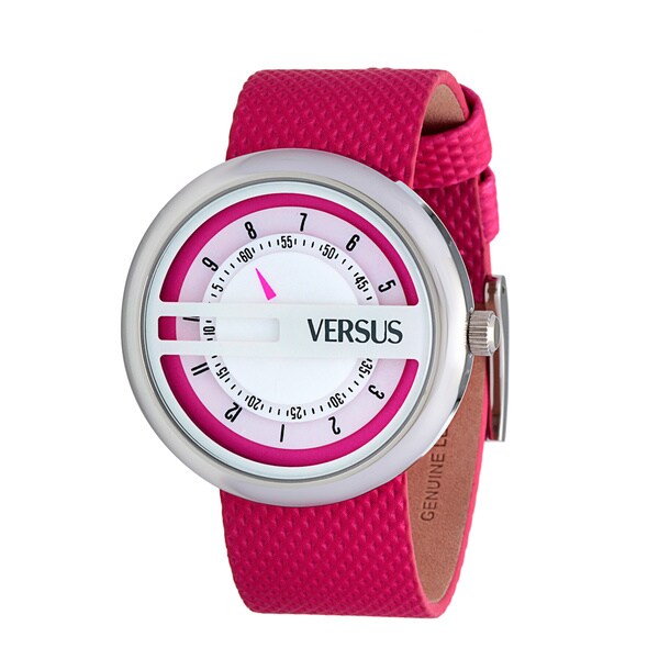 Versus by Versace Women's SGI040013 'Osaka' Round Pink Band Watch
