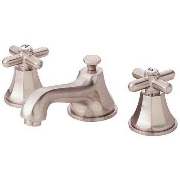 Gerber Widespread Brandywood Brushed Nickel Faucet - Brushed Nickel