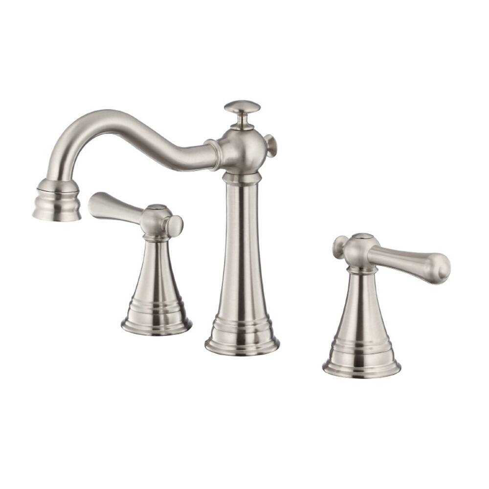 Gerber Widespread Cape Anne Brushed Nickel Bathroom Faucet - Brushed Nickel