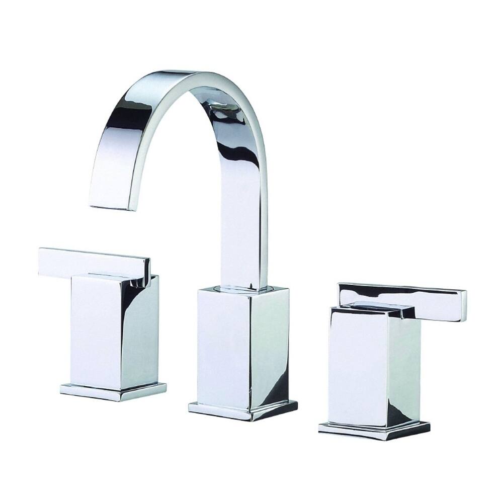 Gerber Widespread Sirius Polished Chrome Faucet with Touch-down Drain