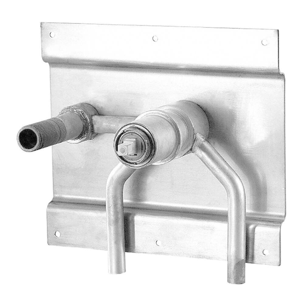 Gerber Wall-mount Valve Ceramic Disc with Mounting Plate - Rough Brass