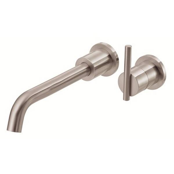 Gerber Trim Wall-mount Parma Polished Chrome Faucet with Touch-down Drain - Brushed Nickel