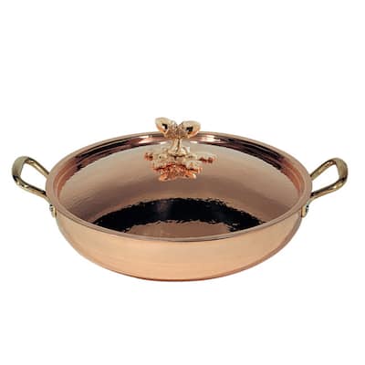 Ruffoni 9.5-inch Copper Historia Decor Paella Pan