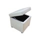 Modern Faux Leather Storage Cube Ottoman - Free Shipping ...