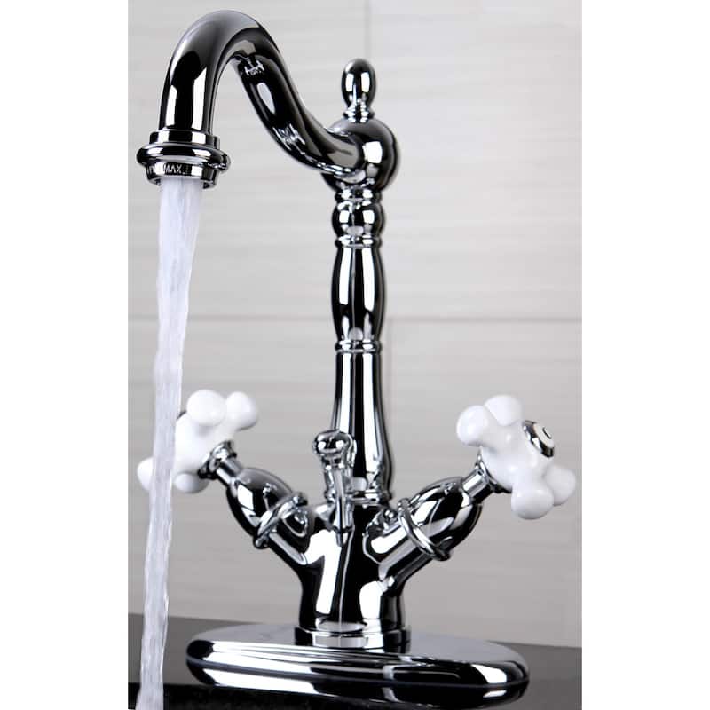 Kingston Brass Victorian Single-hole Chrome Bathroom Faucet