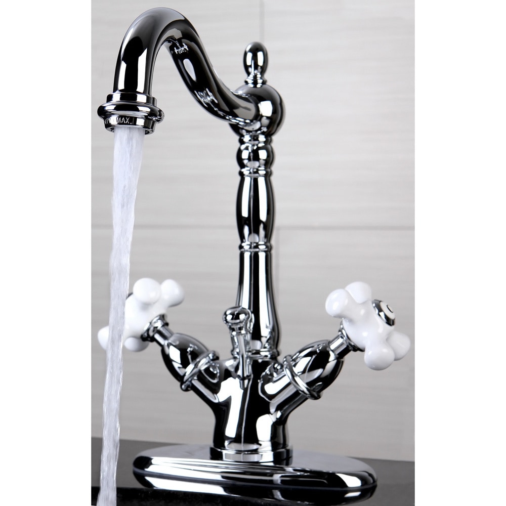 Kingston Brass Victorian Single-hole Chrome Bathroom Faucet