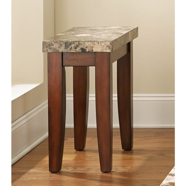 Martinique Marble Top Chairside Table by Greyson Living