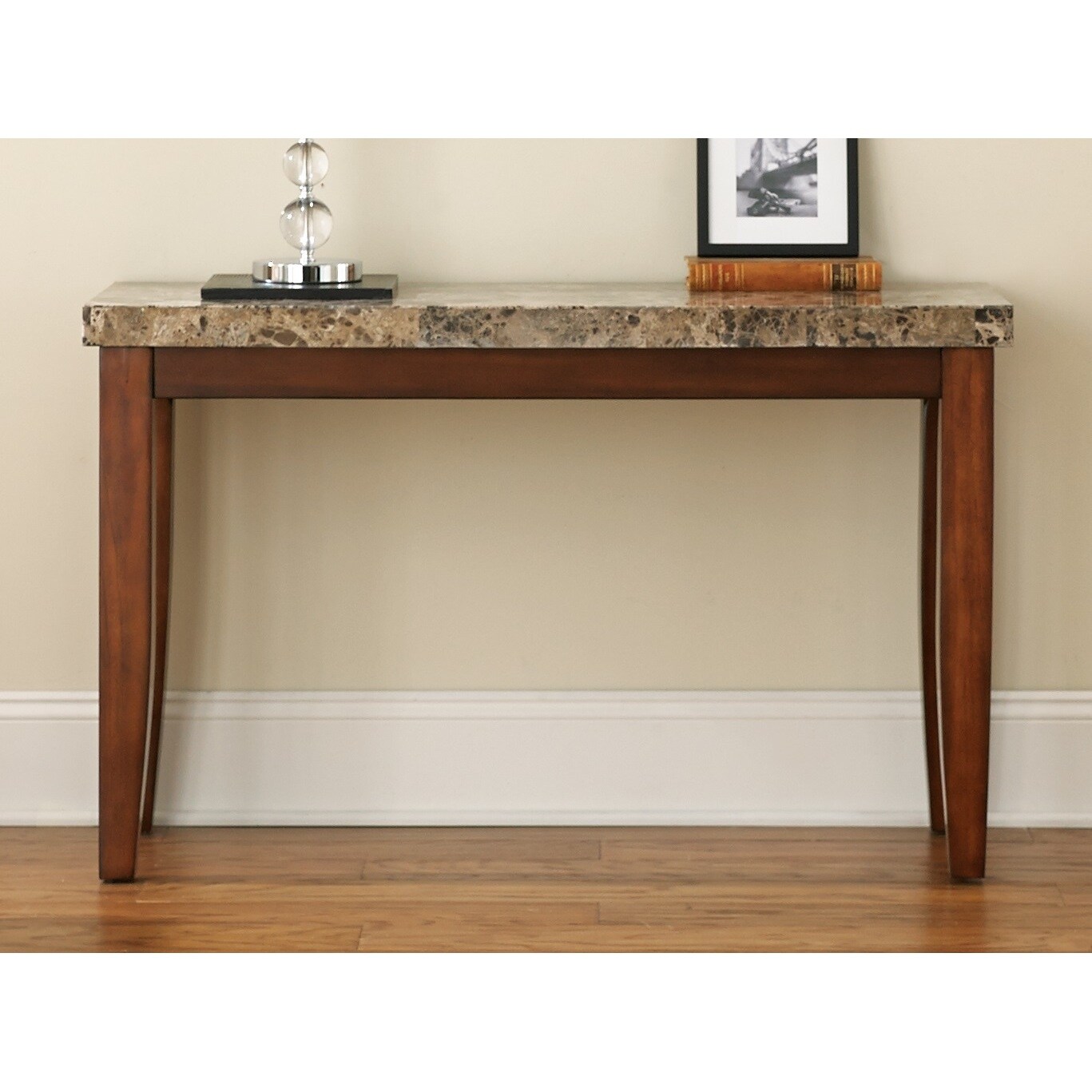 Martinique Marble Top Sofa Table By Greyson Living Martinique Marble Top Sofa Table By Greyson Living