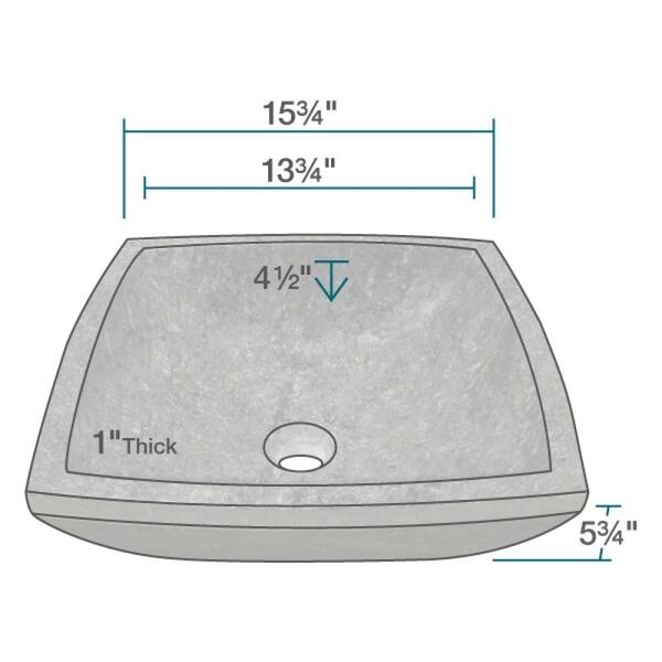 857 Butterfly Blue Granite Vessel Sink Bed Bath & Beyond 9594550