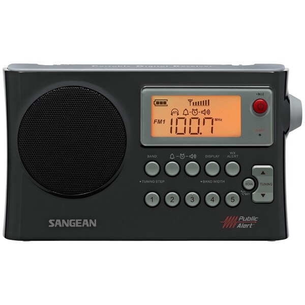 Shop Sangean AM / FM / Weather Alert Portable Radio Free Shipping