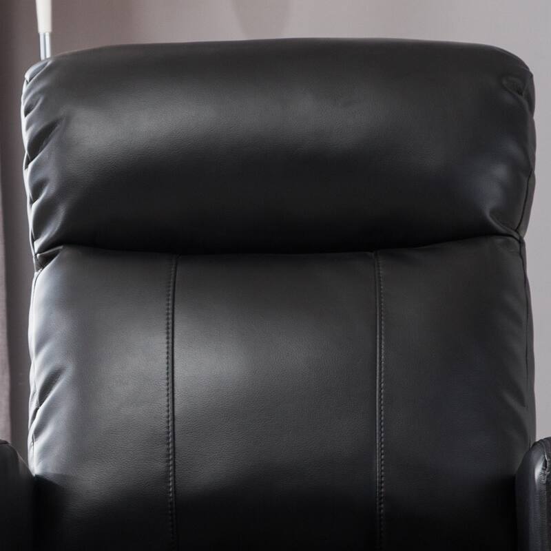 Sean Black Small Reading Power Recliner