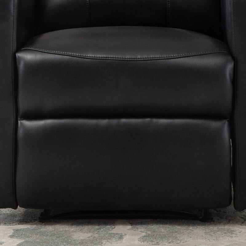 Sean Black Small Reading Power Recliner