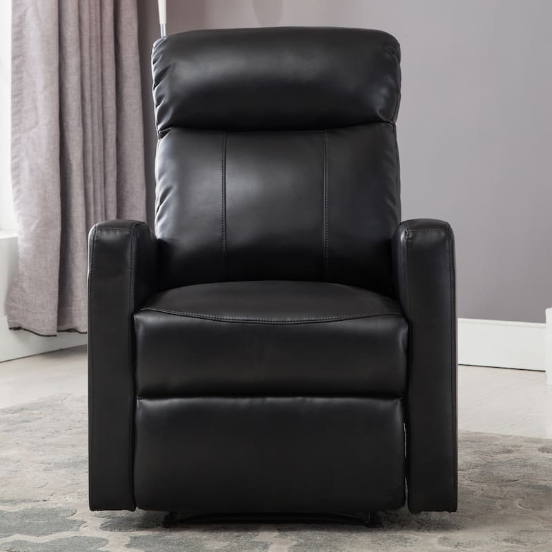 Sean Black Small Reading Power Recliner
