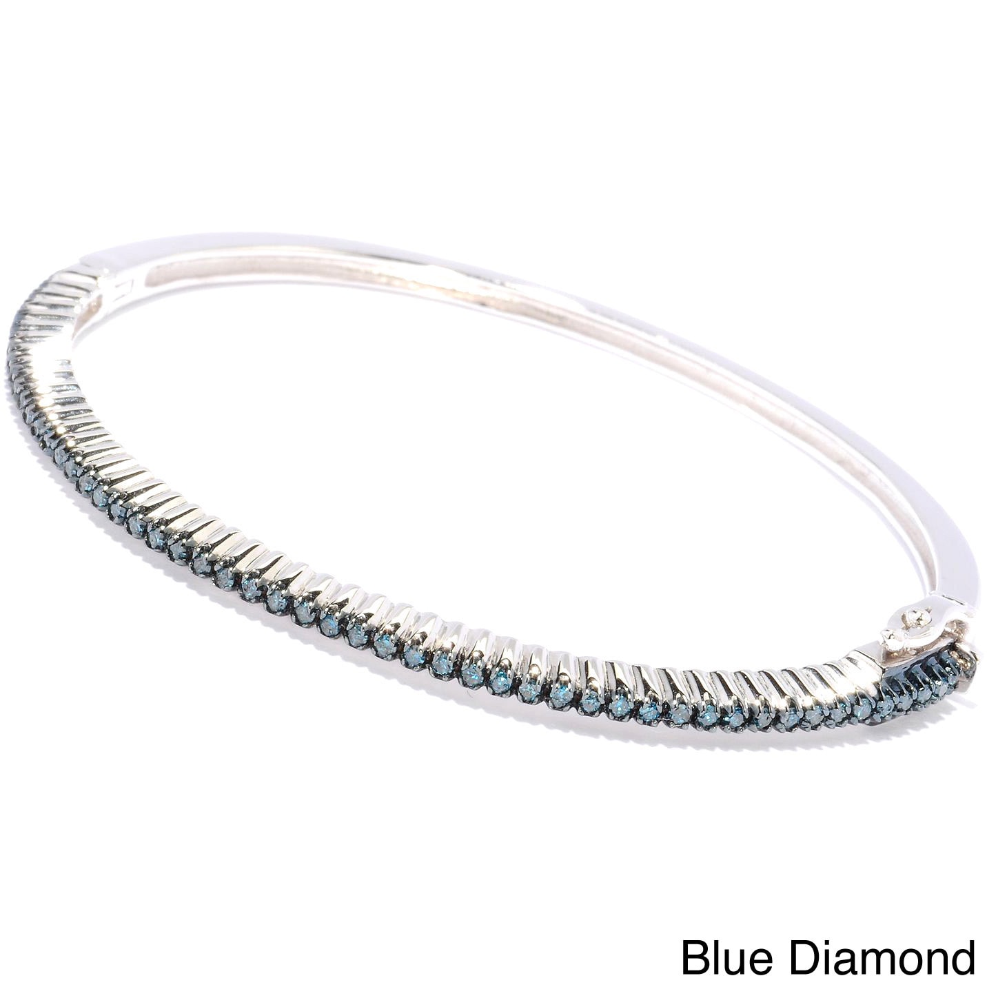 blue diamond bangle bracelet