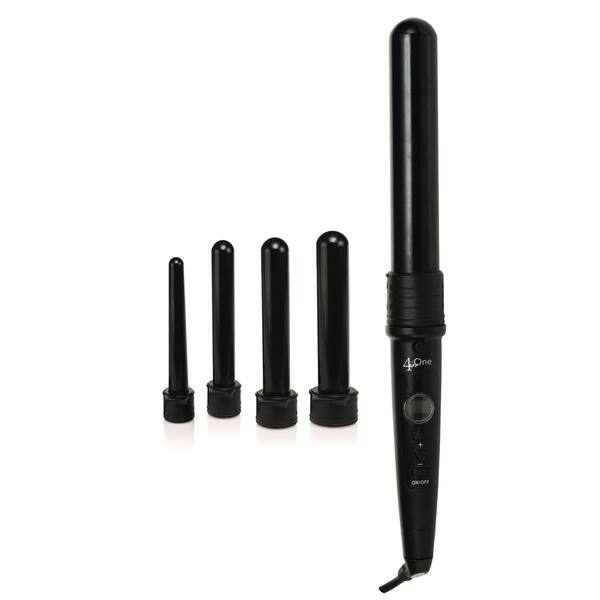 Shop Cortex Professional 4 In 1 Titanium Curling Iron Set Cortex Professional Encore 1 5 Inch Flat Iron Salon Bundle Overstock 29330139