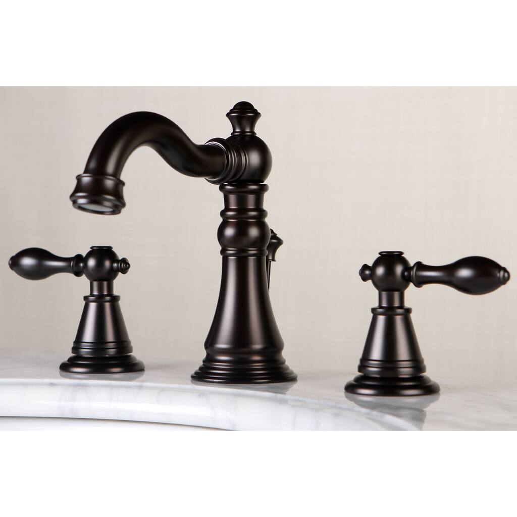 Kingston Brass Classic Widespread Oil Rubbed Bronze Bathroom Faucet