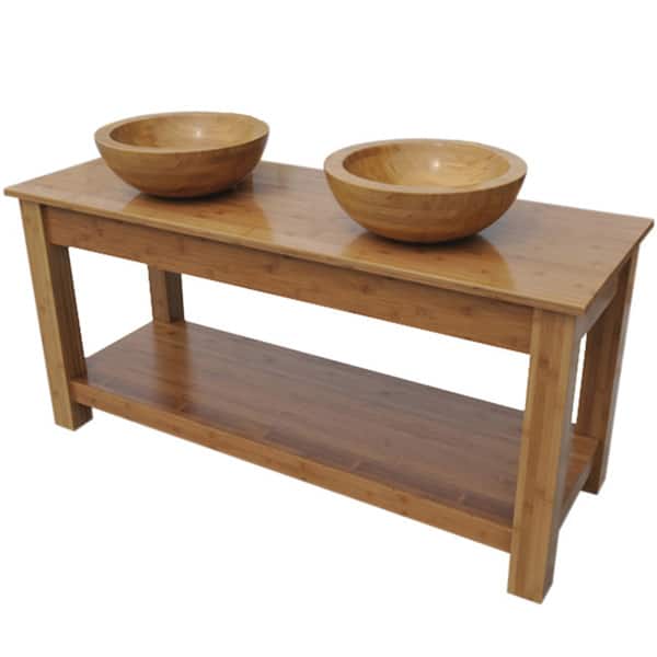 57.5inch Wide Double Sink Bathroom Vanity Bed Bath & Beyond 9597475