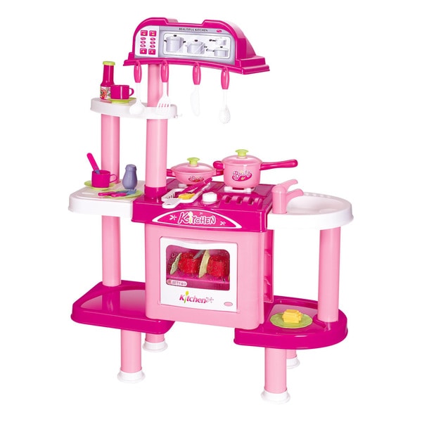 Shop Berry Toys Deluxe Cooking Pink Plastic Play Kitchen