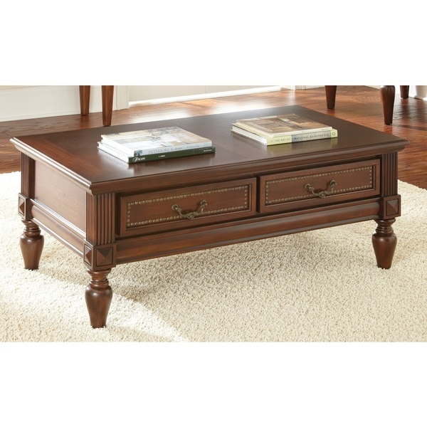 Douglas Warm Cherry Storage Coffee Table by Greyson Living