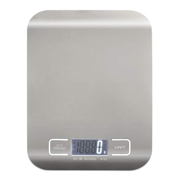 5000g/1g Digital Scale Kitchen Measure Tools Stainless Steel Electronic Weight