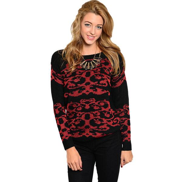 Shop Shop The Trends Women S Long Sleeve Flourish Design