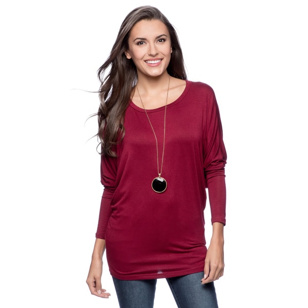 Womens Long Sleeve Dolman Top   16785078   Shopping