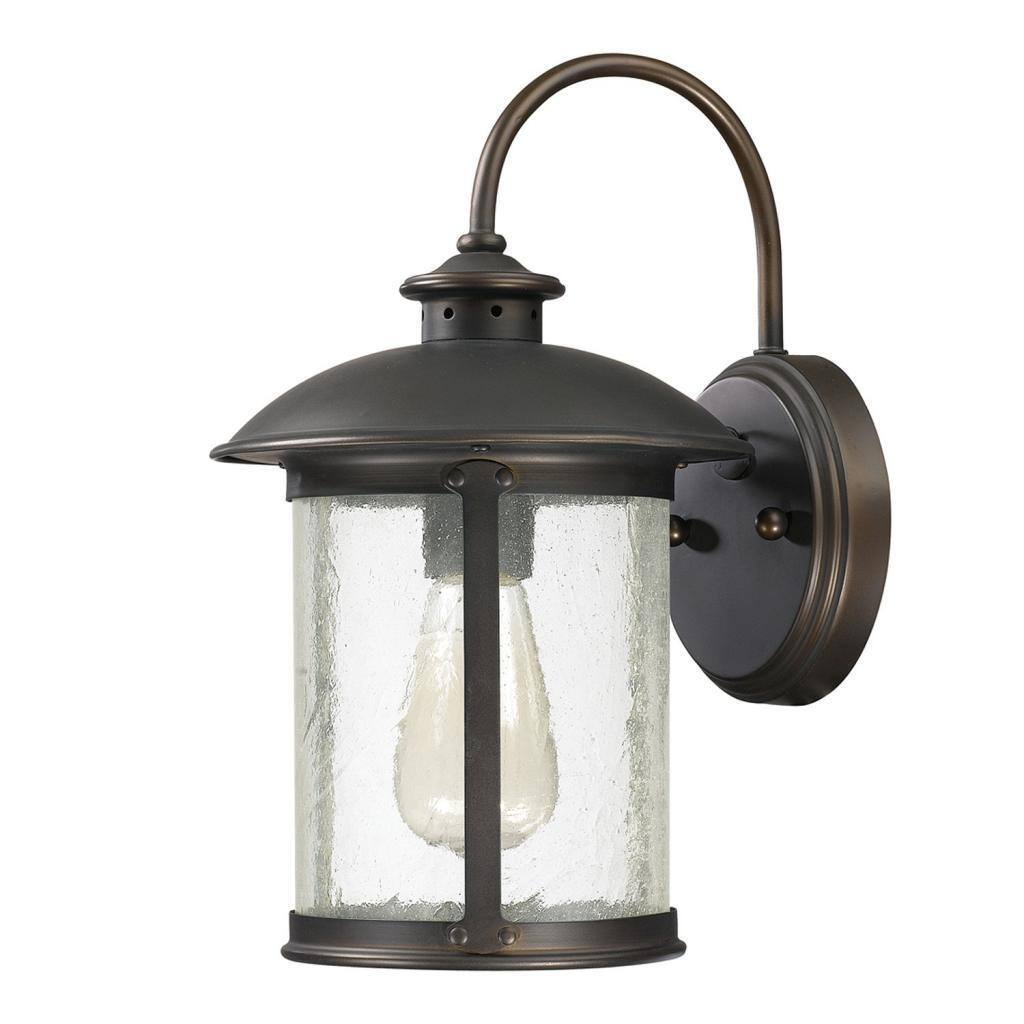 Dylan 1-light Old Bronze Wall Lantern Light