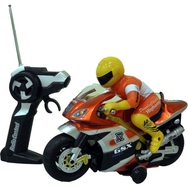 Shop DimpleChild Radio Control Motorcycle with Lights and Sounds Free