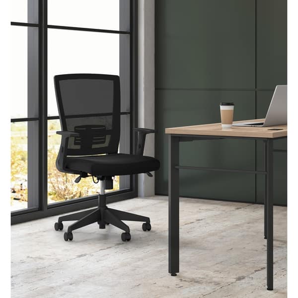 Shop Hon Entire Mesh Task Chair Adjustable Arms Black