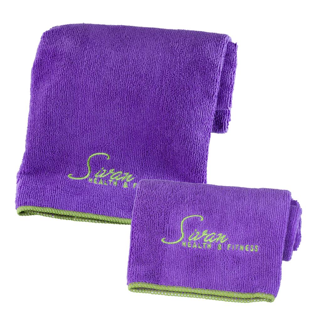 Sivan Health and Fitness Yoga and Hand Towel Set