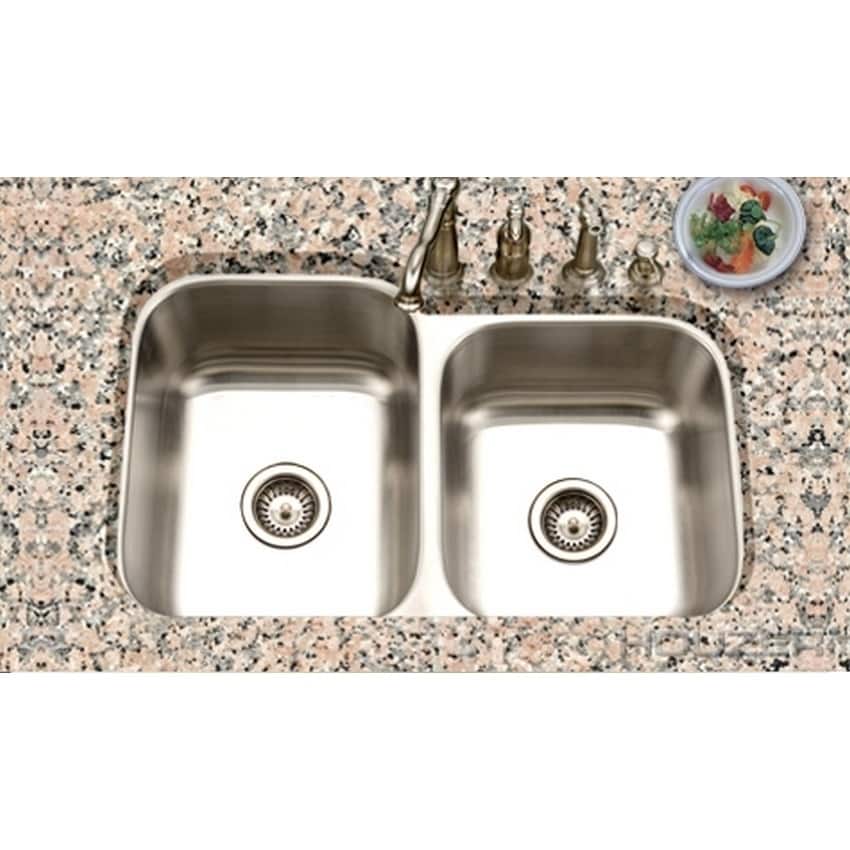 Houzer Eston 60/40 Small Bowl Right Double Bowl