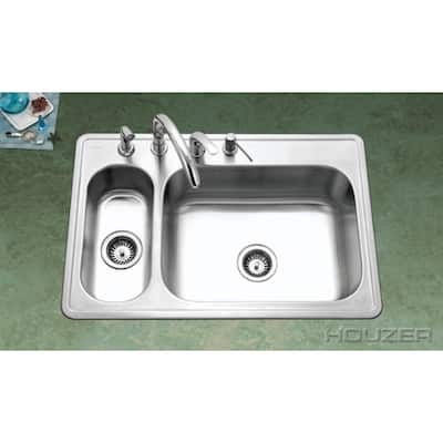Houzer Legend 80/20 Double Bowl